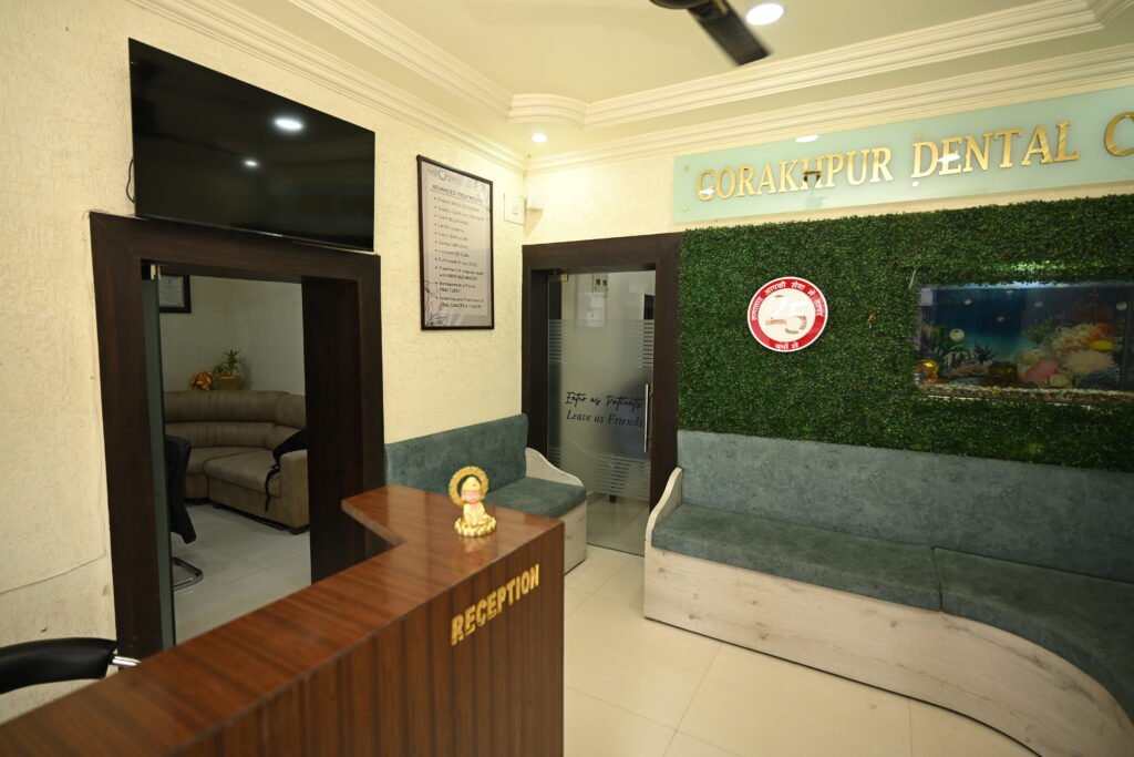 Front desk & reception at Smileography, Jabalpur