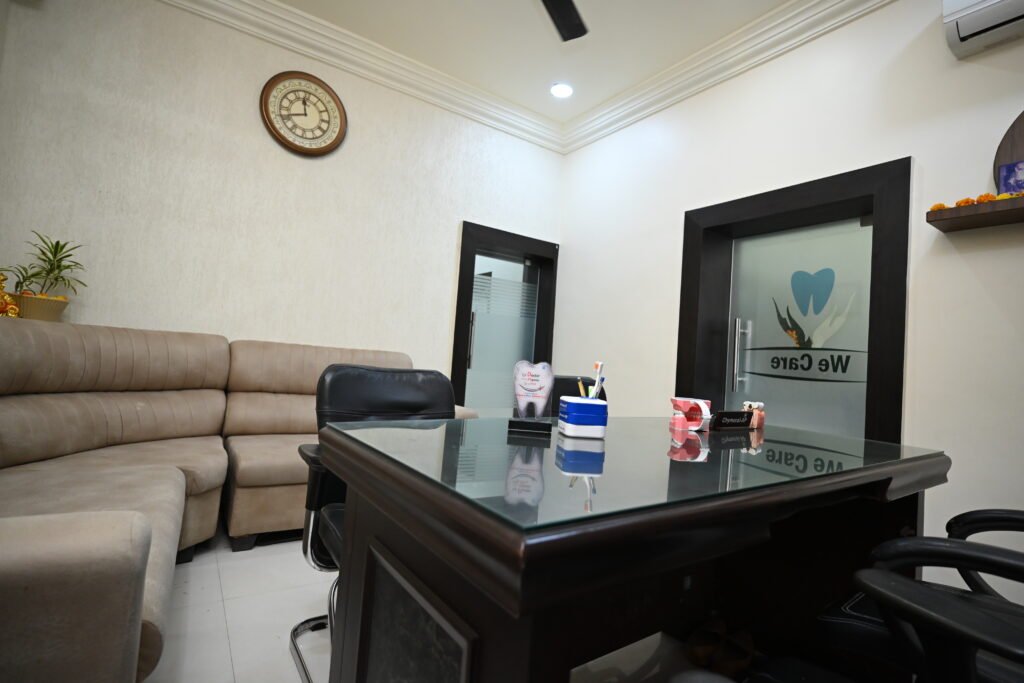 Consultation lounge at Smileography, Jabalpur
