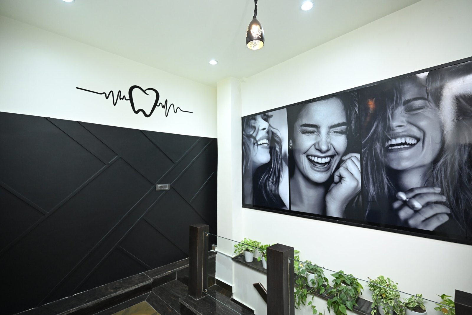 Smileography dental clinic interior in Jabalpur